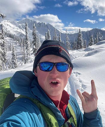 Luke Malo on the slopes